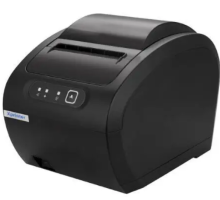 Принтер чеків Xprinter XP-T839L LAN Ethernet+USB 80мм, обріз, чорний