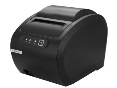 Принтер чеків Xprinter XP-T839L LAN Ethernet+USB 80мм, обріз, чорний