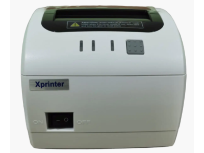 Принтер чеків Xprinter XP-T830L LAN Ethernet+USB 80мм, обріз, білий