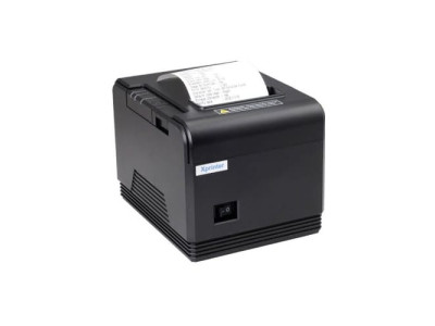 Принтер чеків Xprinter XP-Q200 LAN Ethernet+USB 80мм, обріз, чорний