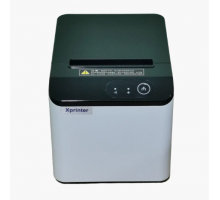 Принтер чеков Xprinter XP-T80Q USB 80мм, белый, обрез чека