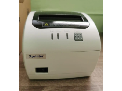 Принтер чеків Xprinter XP-Q800 LAN ОНОВЛЕНА ВЕРСІЯ Ethernet+USB+rs232 80мм, обріз, білий