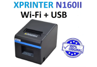 Принтер чеків Xprinter XP-N160II WI-FI+USB 80мм, обріз, чорний wifi