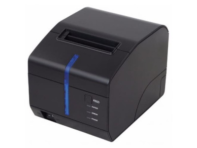 Принтер чеків Xprinter КУХОННИЙ XP-C260M LAN з дзвінком та світло індикацією Ethernet+USB+rs232 80мм, обріз, чорний