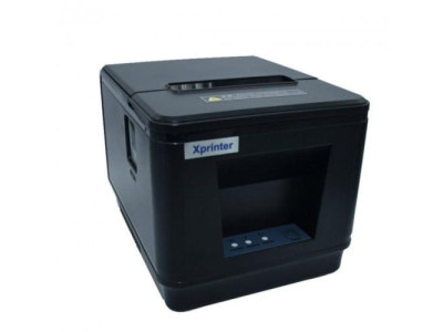 Принтер чеків Xprinter XP-A160H USB 80мм, обріз, чорний